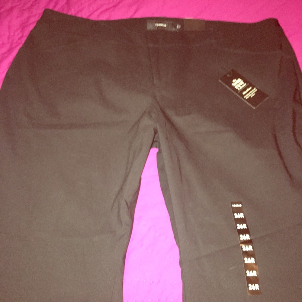 Torrid Noir Pants (black) size 26R